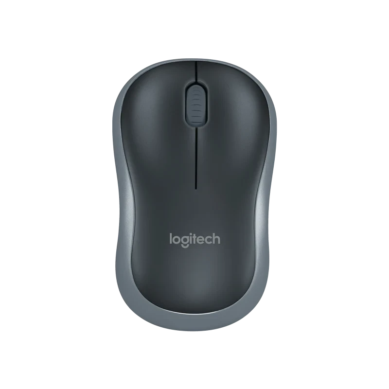 Logitech M185 Wireless Mouse – Gray Color