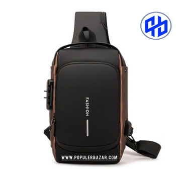 WATERPROOF LOCKABLE BAG MIXED COLORS FASHION BAG