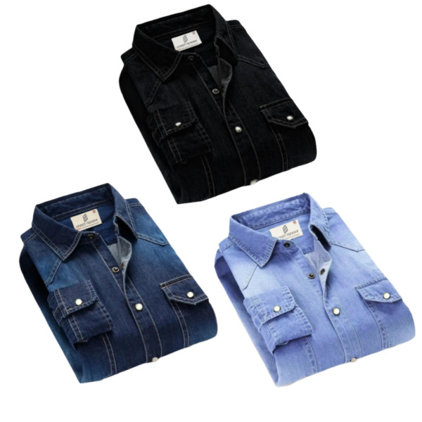 3 psc Danim shirt For Mans - Premium Quality