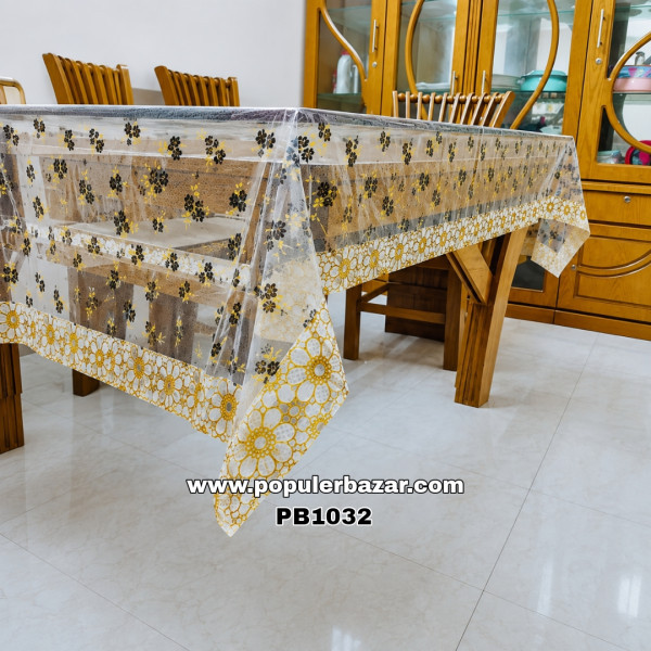 Floral PVC Table Cover